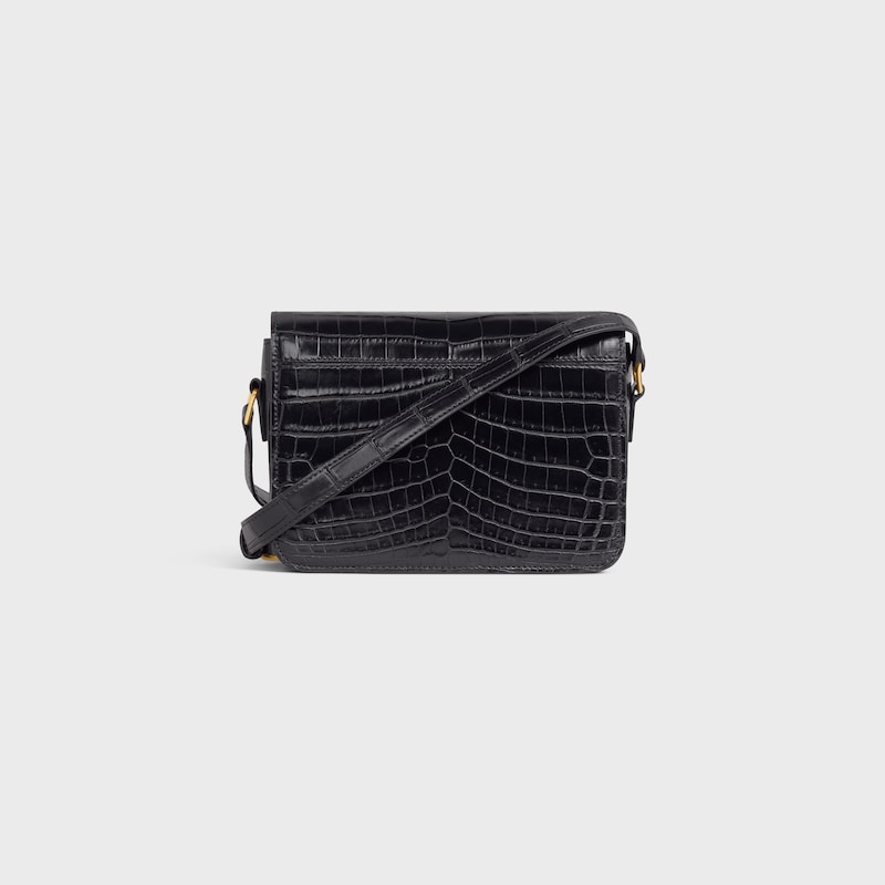Celine BOLSO TEEN TRIOMPHE DE PIEL DE COCODRILO DEL NILO