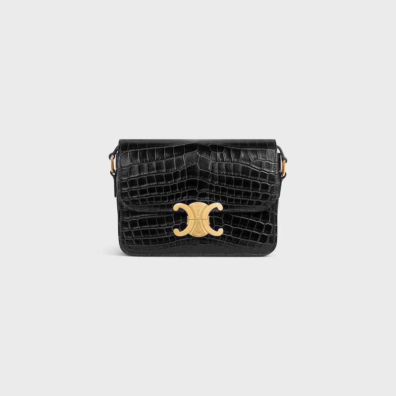 Celine BOLSO TEEN TRIOMPHE DE PIEL DE COCODRILO DEL NILO