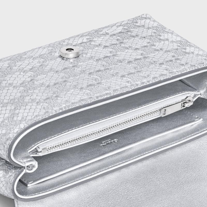 Celine BOLSO TEEN VICTOIRE CELINE DE PIEL DE BECERRO CON EFECTO DE PIEL DE PITÓN CON MOTIVO TRIOMPHE INTEGRAL