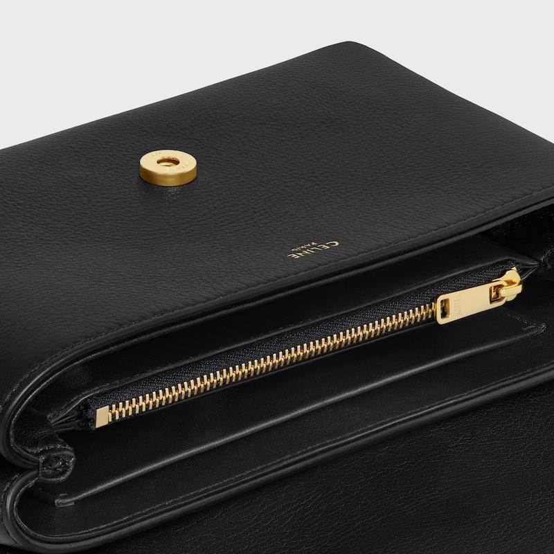 Celine BOLSO TEEN VICTOIRE CELINE DE PIEL DE BECERRO FLEXIBLE CON TEXTURA GRANULADA