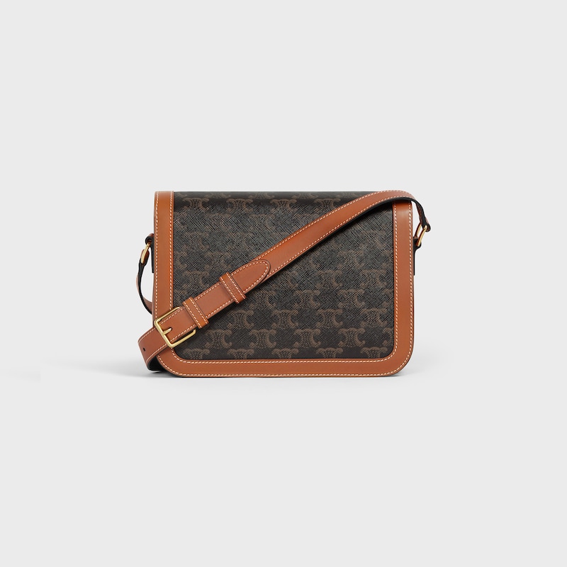 Celine Bolso Triomphe Classique De Lona Triomphe Y Piel De Becerro