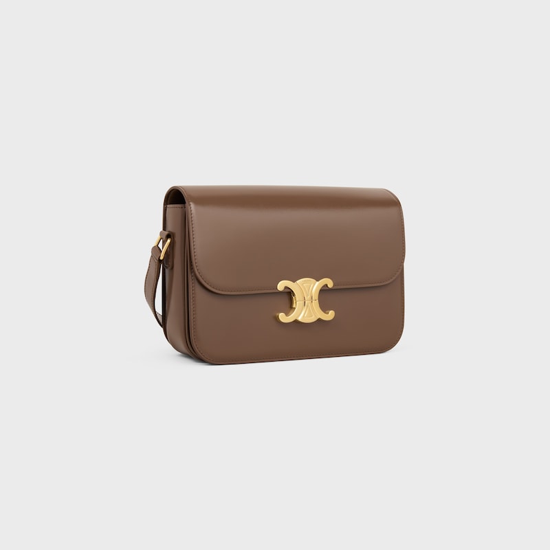 Celine BOLSO TRIOMPHE CLASSIQUE DE PIEL DE BECERRO BRILLANTE