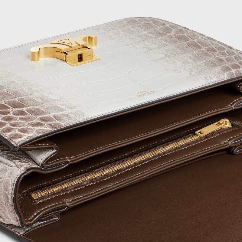 Celine BOLSO TRIOMPHE CLASSIQUE DE PIEL DE COCODRILO DEL NILO