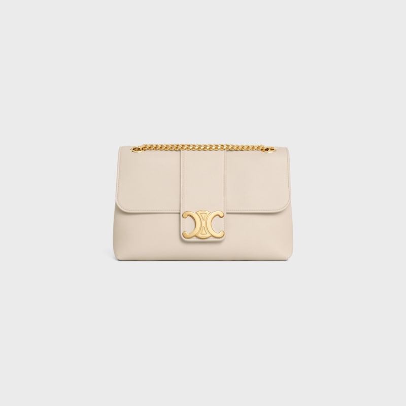 Celine BOLSO VICTOIRE CELINE MEDIANO DE PIEL DE BECERRO FLEXIBLE CON TEXTURA GRANULADA