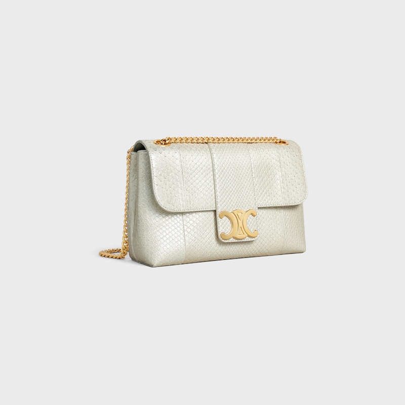 Celine BOLSO VICTOIRE CELINE MEDIANO DE PIEL DE PITÓN NACARADA