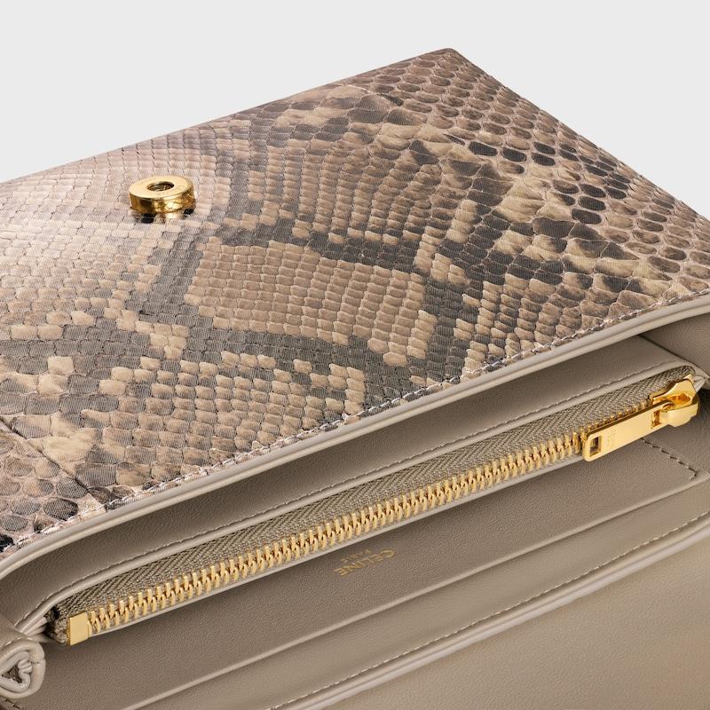 Celine BOLSO VICTOIRE CELINE MEDIANO DE PIEL DE PITÓN NACARADA