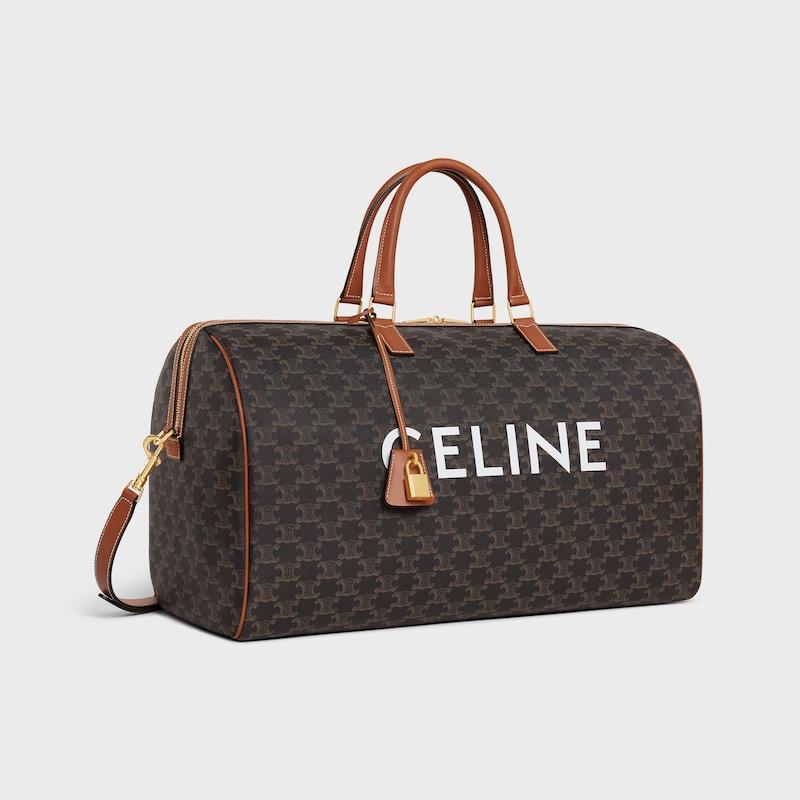 Celine Bolso Voyage Grande De Lona Triomphe Con Estampado Celine