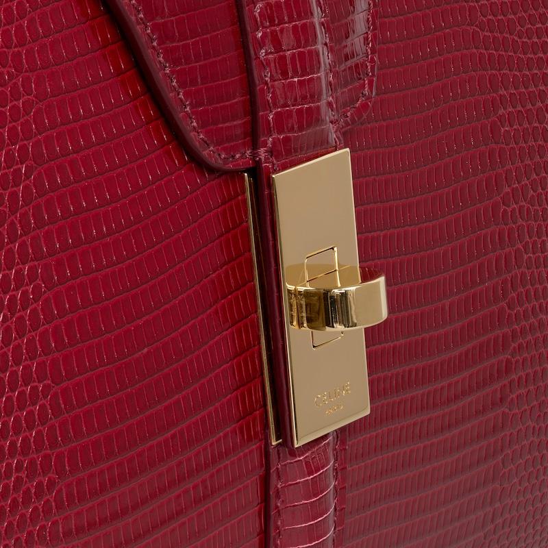 Celine Bolso 16 Pequeño De Piel De Lagarto