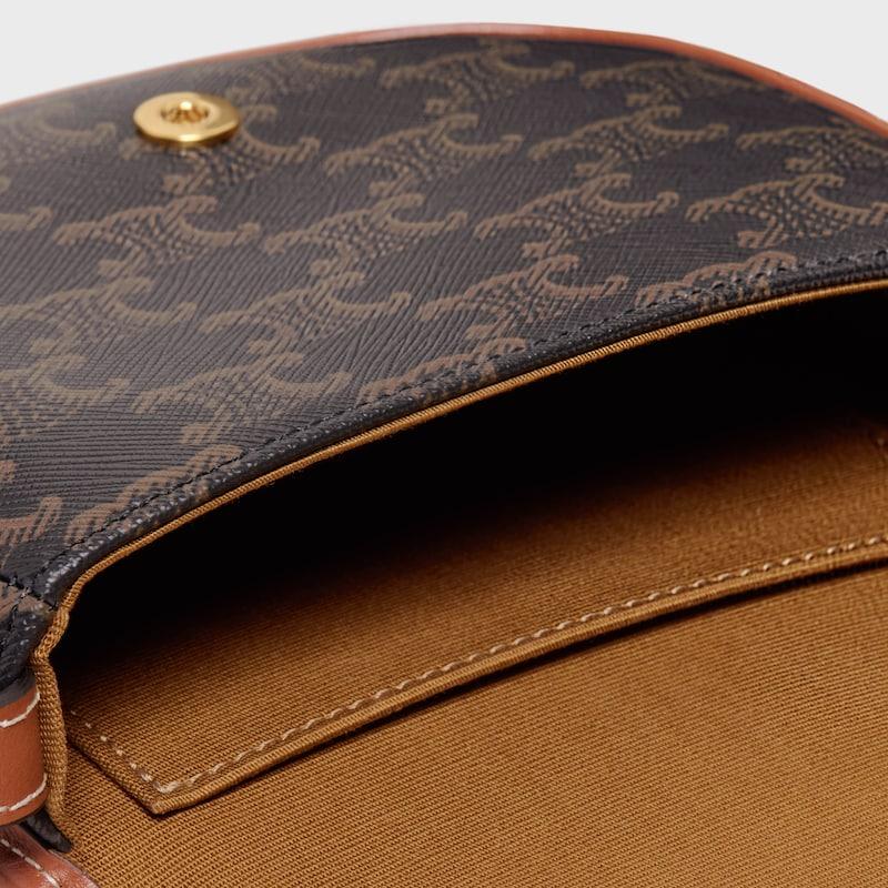 Celine MINIBOLSO BESACE DE LONA TRIOMPHE Y PIEL DE BECERRO