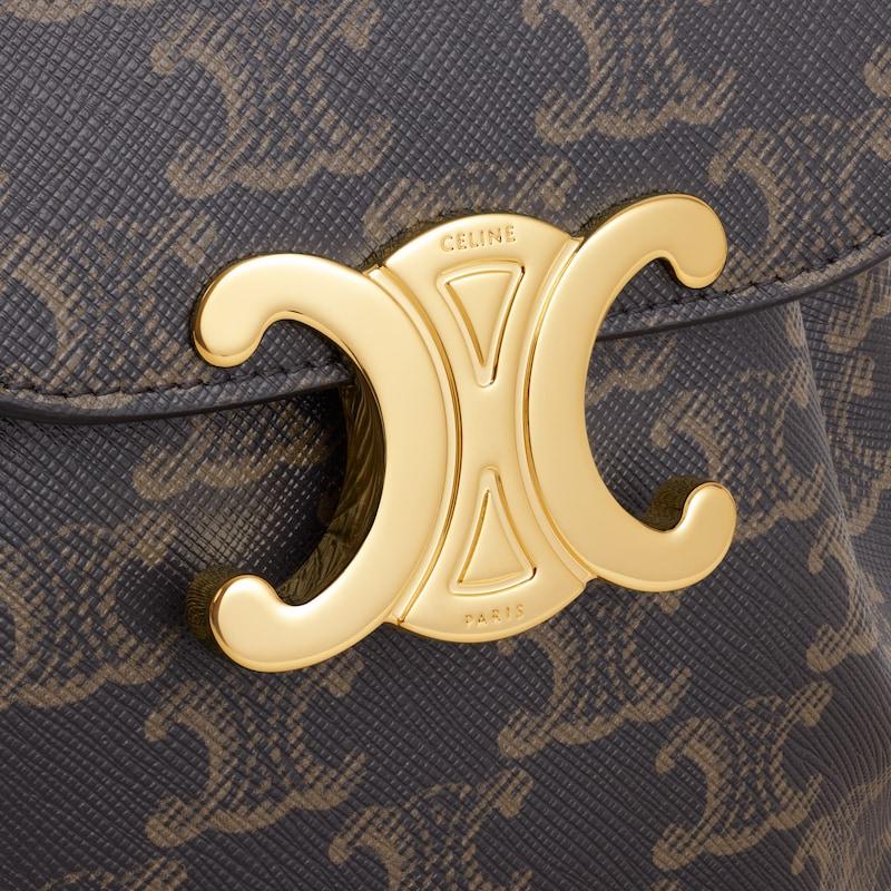 Celine MOCHILA CELINE BONNIE DE LONA TRIOMPHE Y PIEL DE BECERRO