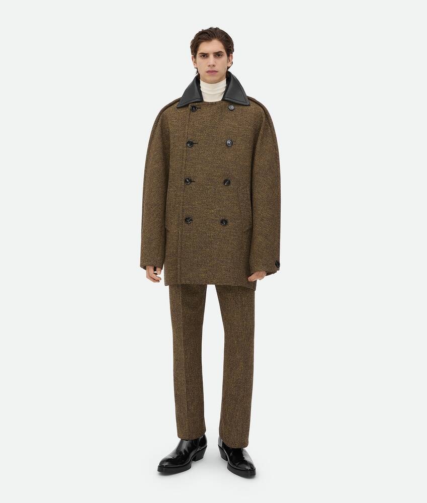 Bottega Veneta Abrigo De Rizo De Algodón Compacto Doble