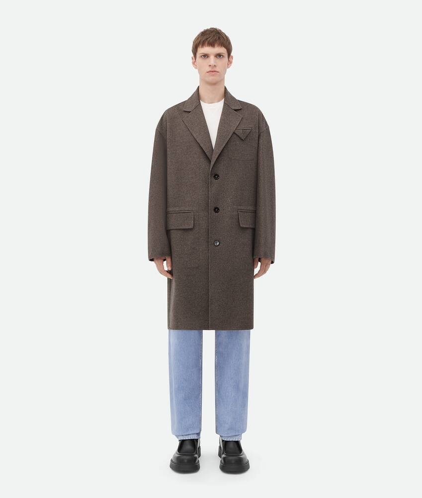 Bottega Veneta Abrigo estilo kimono de cachemira y lana ligera