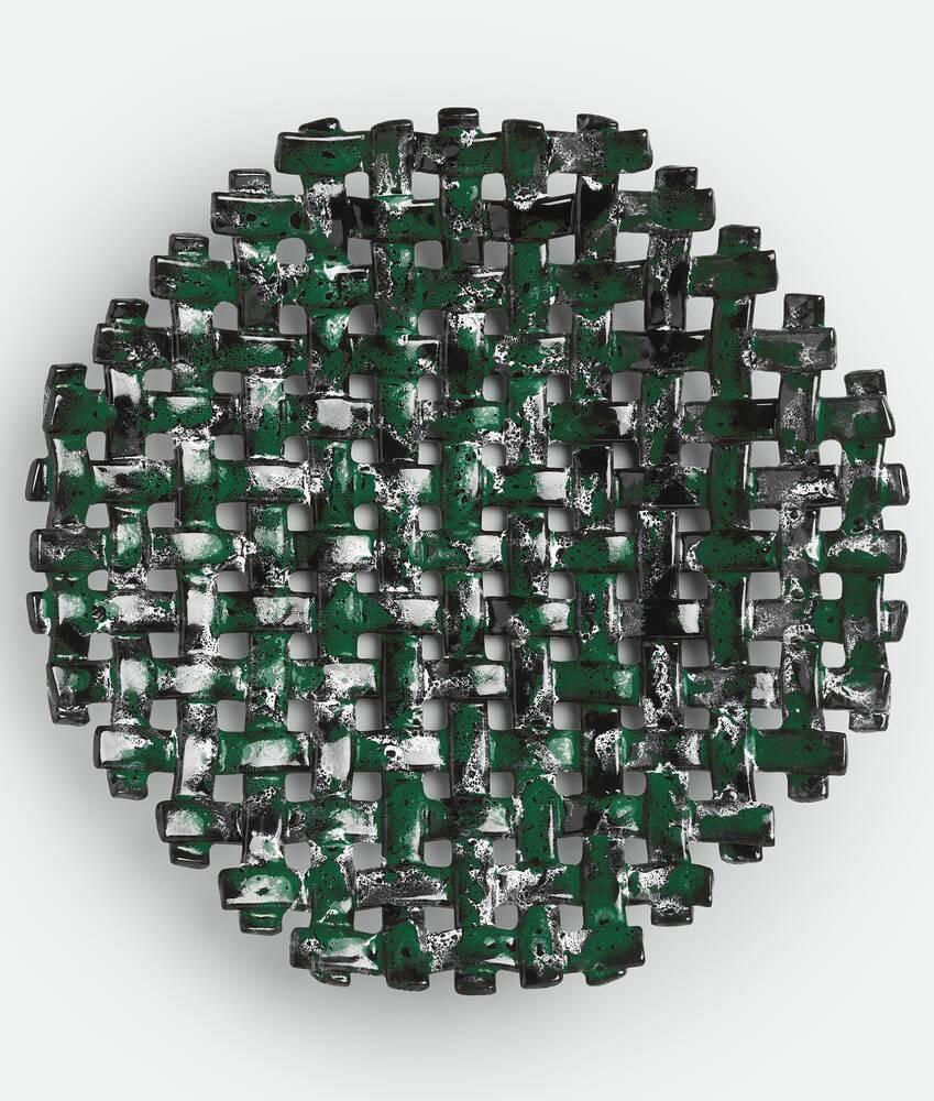 Bottega Veneta Bandeja Esmaltada Volcanic Intrecciato