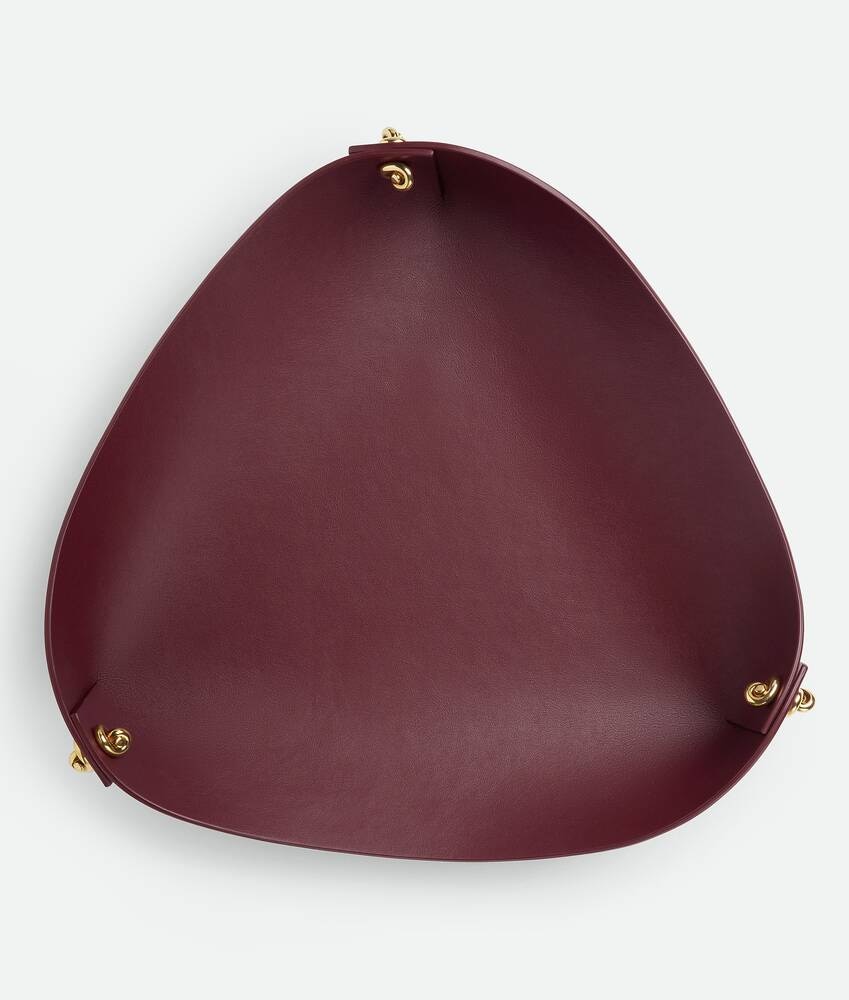 Bottega Veneta Bandeja Grande De Piel Con Nudos Metálicos