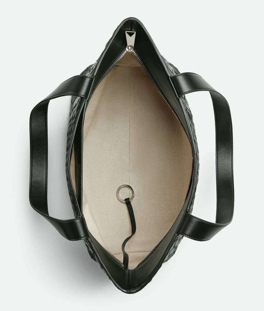 Bottega Veneta Bolso Tote Intrecciato Pequeño Con Cremallera