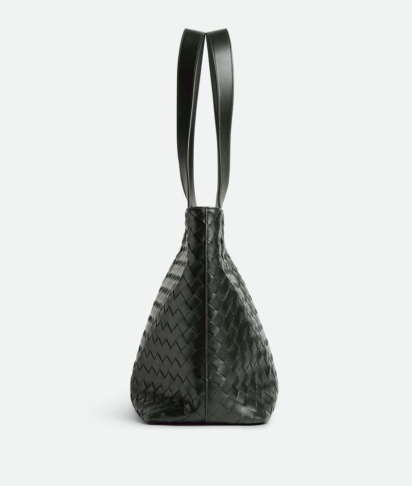 Bottega Veneta Bolso Tote Intrecciato Pequeño Con Cremallera