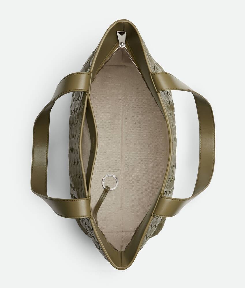 Bottega Veneta Bolso Tote Intrecciato Pequeño Con Cremallera