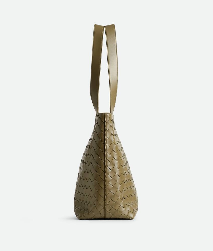 Bottega Veneta Bolso Tote Intrecciato Pequeño Con Cremallera