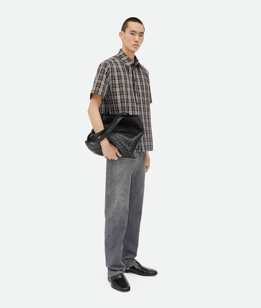 Bottega Veneta Bolso Tote Intrecciato Pequeño Con Cremallera