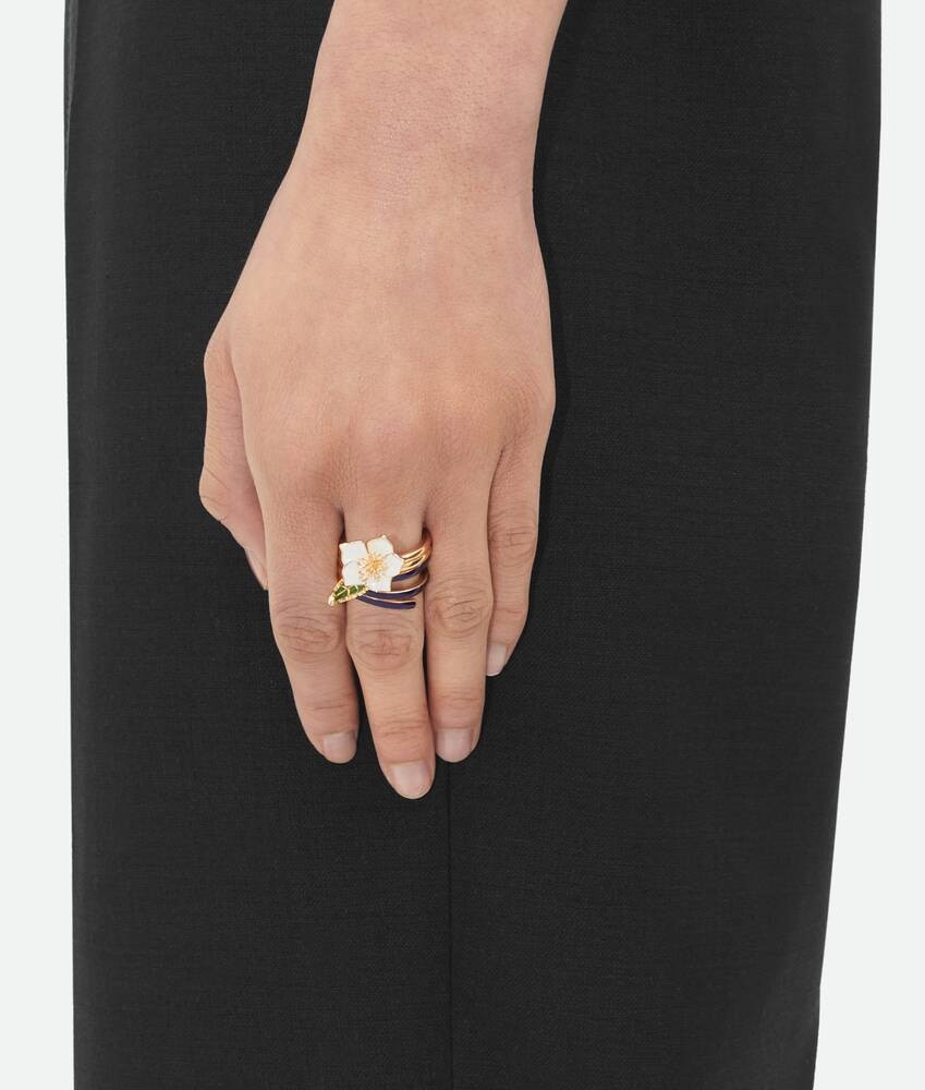 Bottega Veneta Anillo Flower
