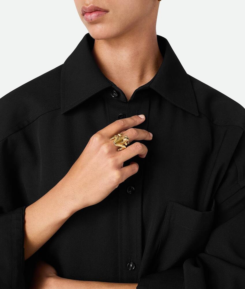 Bottega Veneta Anillo Rana