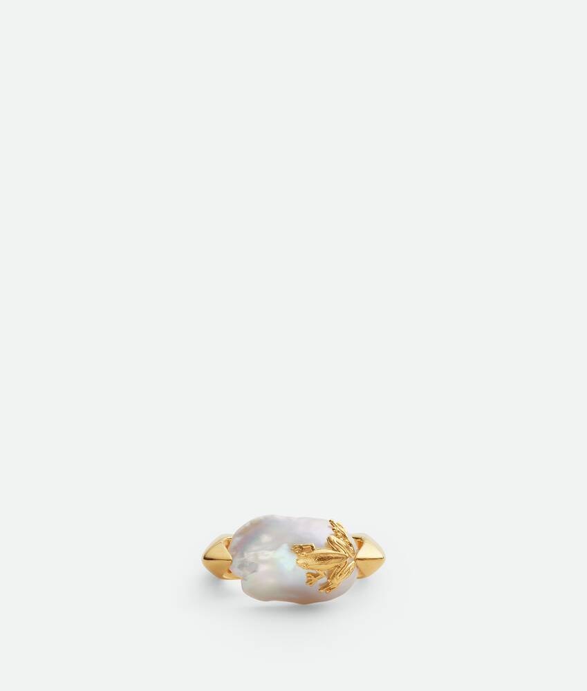 Bottega Veneta Anillo Rana Pearl