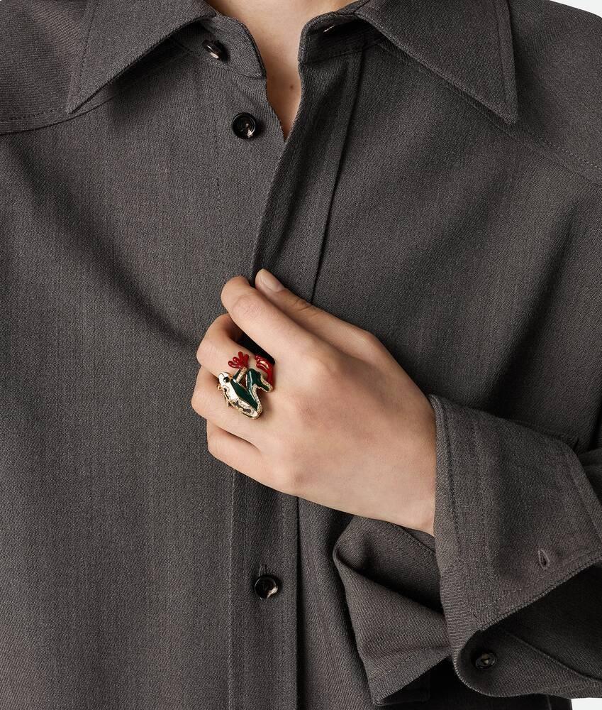 Bottega Veneta Anillo Rana