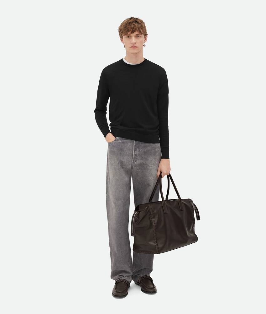 Bottega Veneta Bolso Cabat Grande Con Cremallera