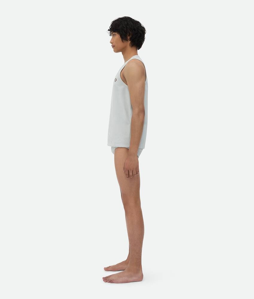 Bottega Veneta Bóxer De Punto De Canalé Sobre Piel