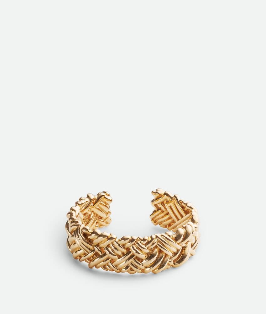 Bottega Veneta Brazalete Intreccio ancho
