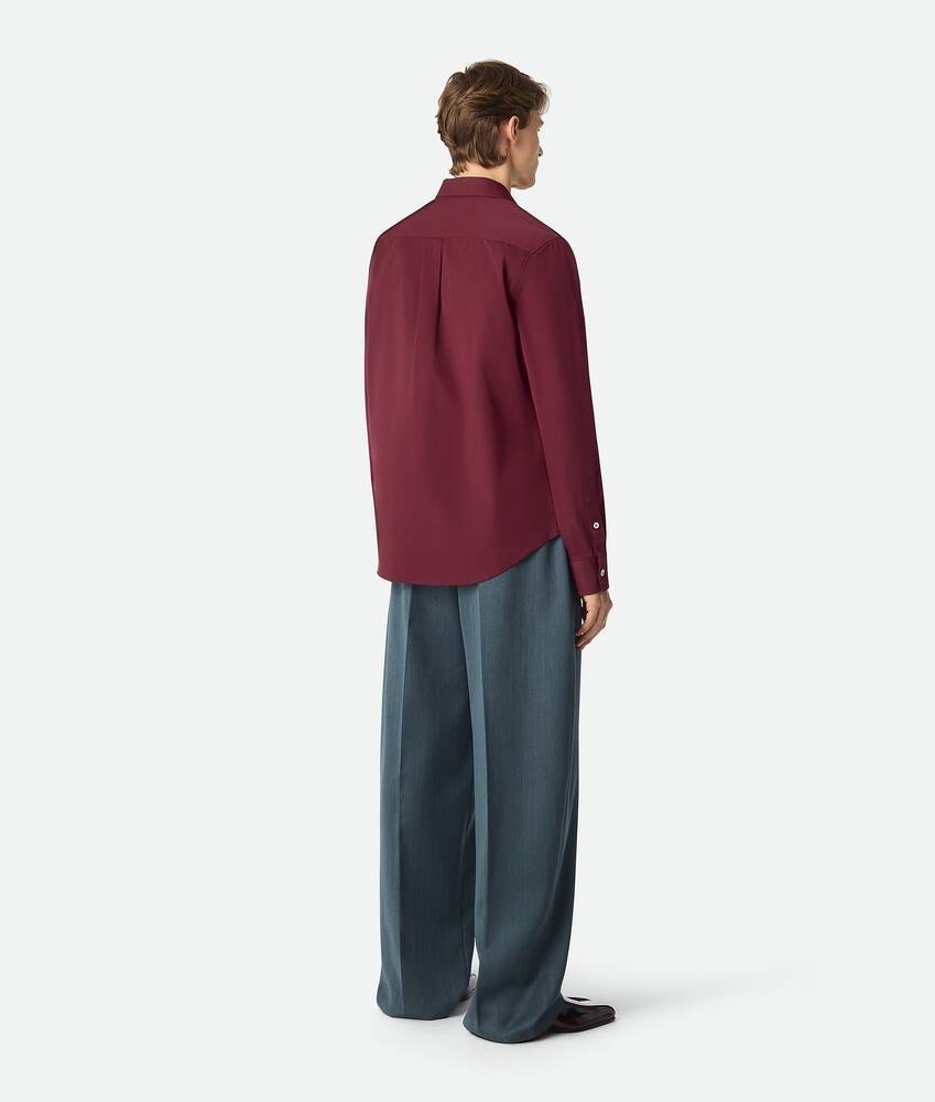 Bottega Veneta Camisa De Algodón Y Seda