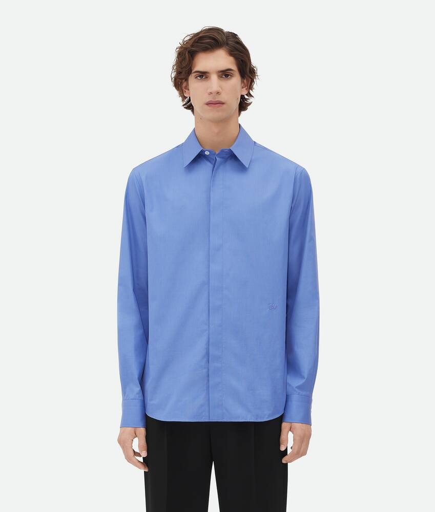 Bottega Veneta Camisa de cambray compacto