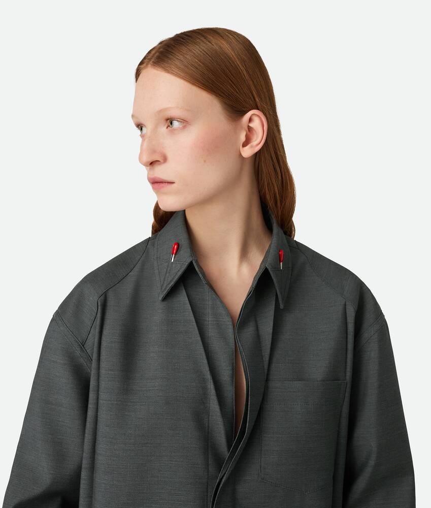 Bottega Veneta Camisa De Lana Ligera