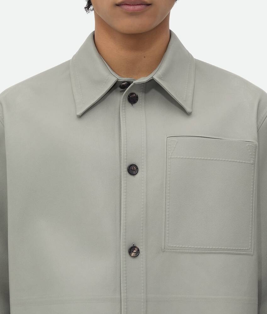Bottega Veneta Camisa De Piel Adherida