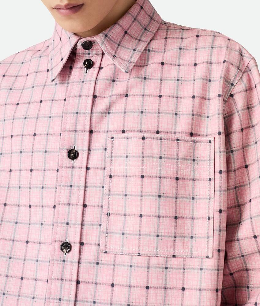 Bottega Veneta Camisa De Piel Estampada