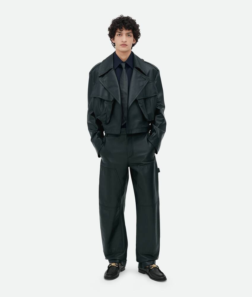 Bottega Veneta Camisa De Sarga De Algodón