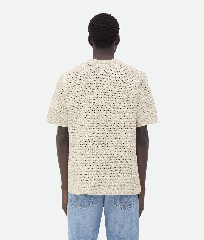 Bottega Veneta Camiseta De Algodón A Ganchillo