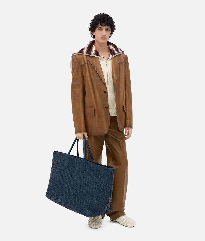 Bottega Veneta Cárdigan De Algodón A Rayas