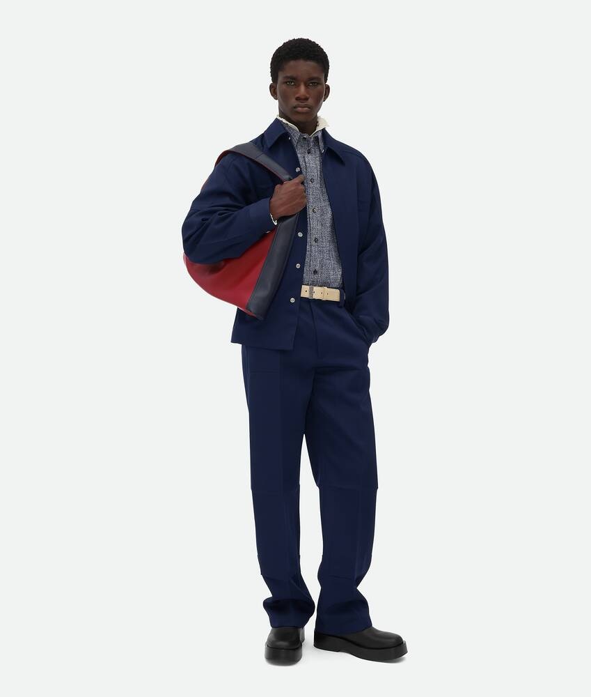 Bottega Veneta Cazadora de lana grain de poudre