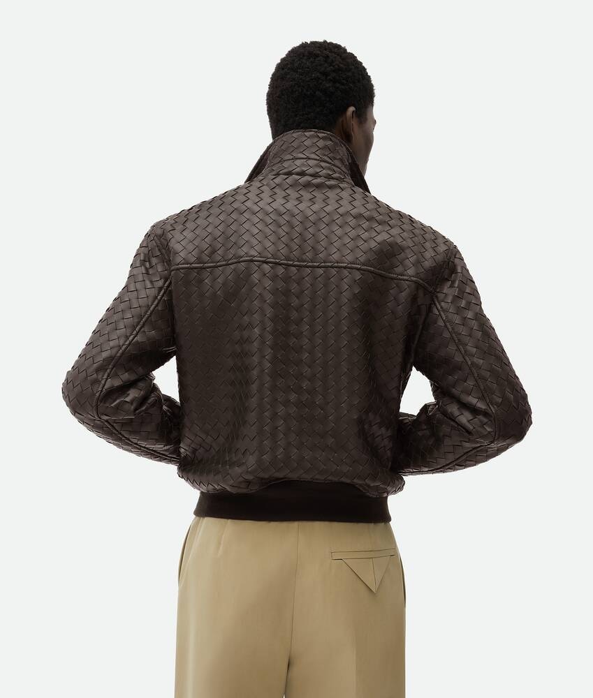 Bottega Veneta Cazadora De Piel Intrecciato