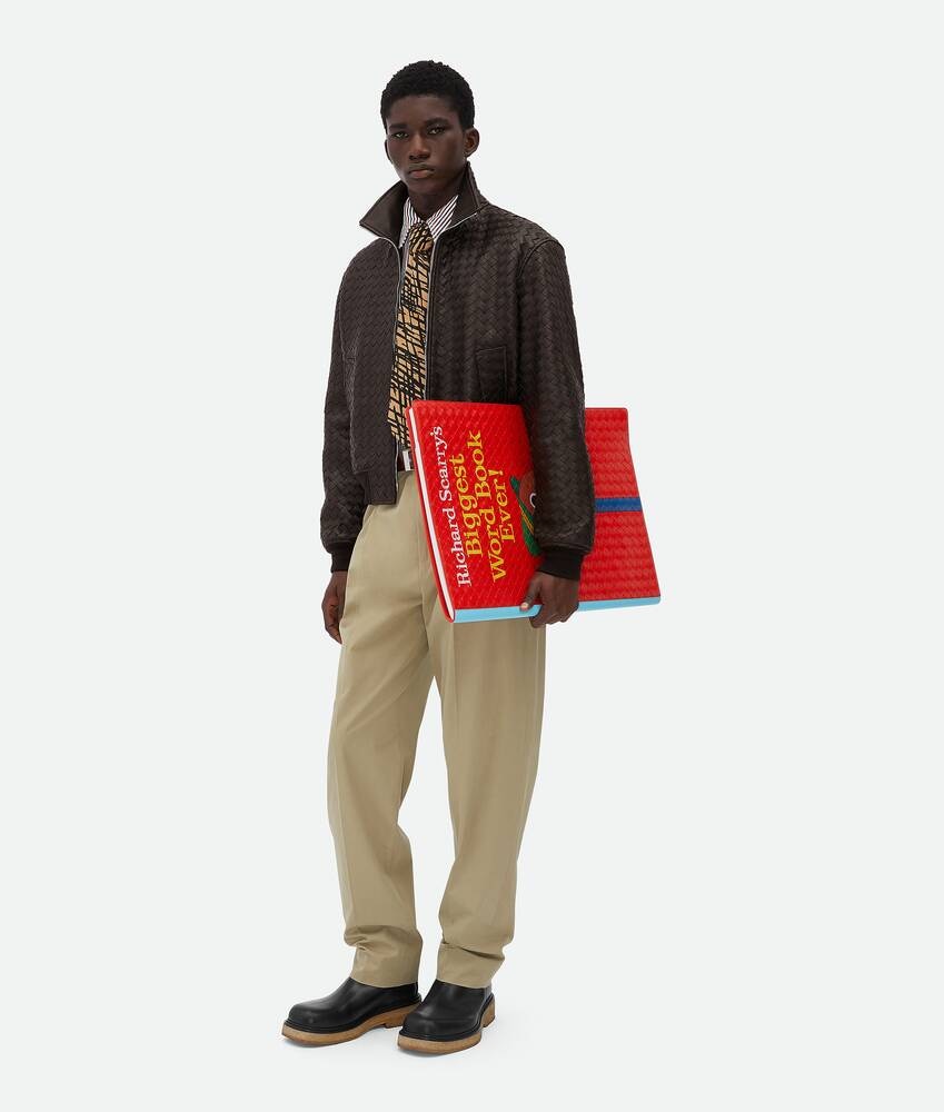 Bottega Veneta Cazadora de piel Intrecciato