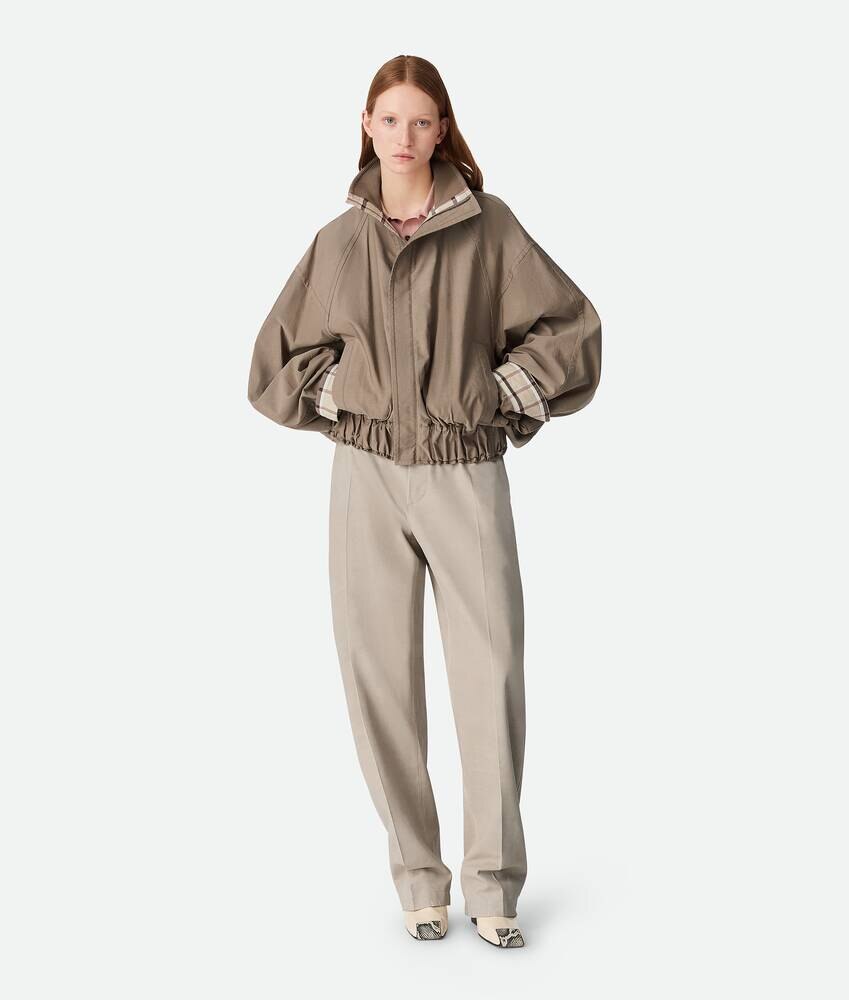 Bottega Veneta Cazadora De Sarga De Algodón