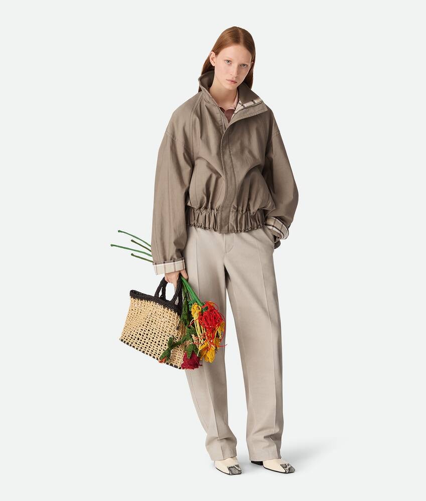 Bottega Veneta Cazadora De Sarga De Algodón