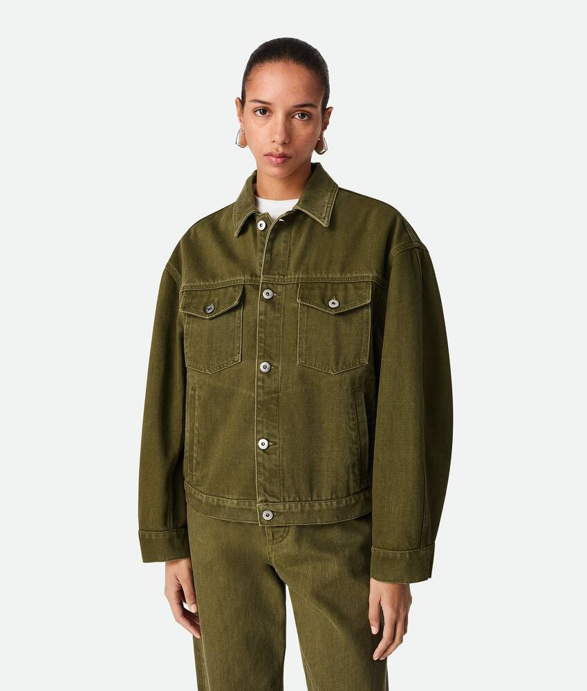 Bottega Veneta Chaqueta De Denim Teñido