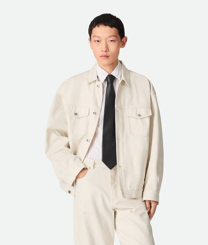 Bottega Veneta Chaqueta de denim teñido