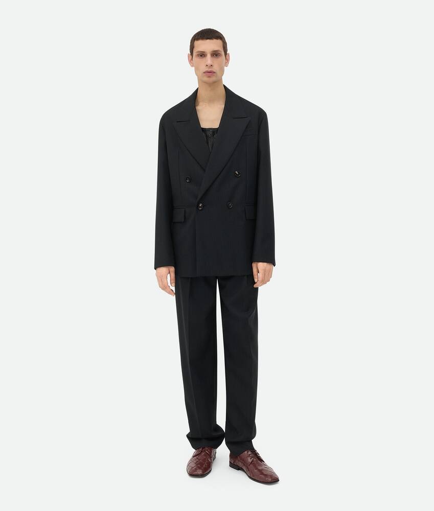 Bottega Veneta Chaqueta De Lana A Rayas