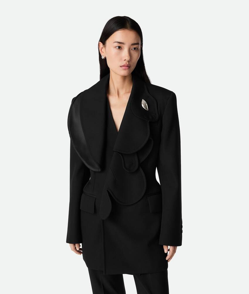 Bottega Veneta Chaqueta de lana compacta