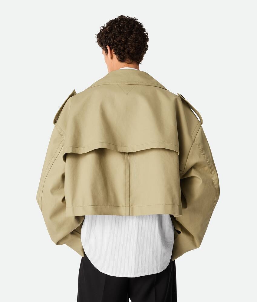 Bottega Veneta Chaqueta De Sarga De Algodón