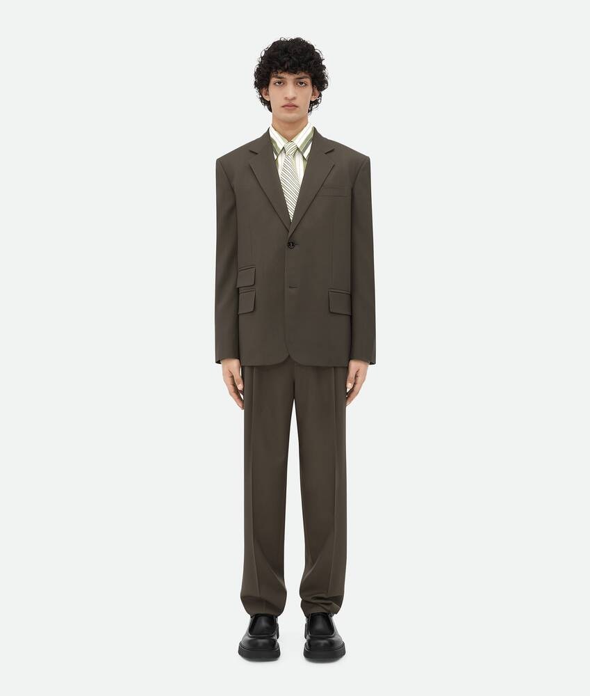 Bottega Veneta Chaqueta de sarga de lana ligera