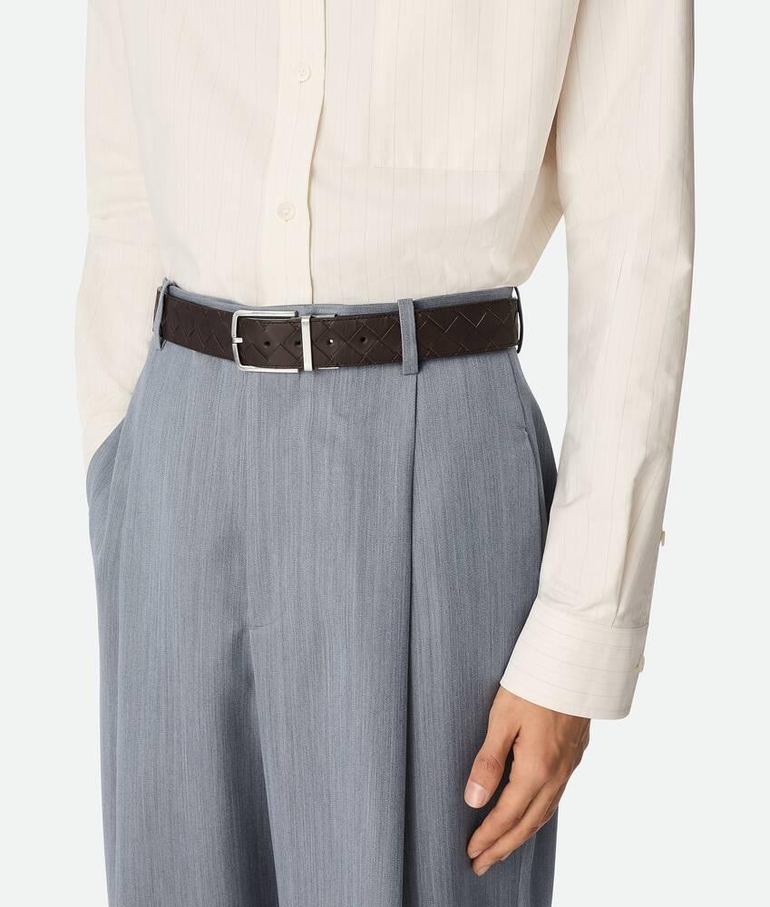 Bottega Veneta Cinturón Reversible Intrecciato